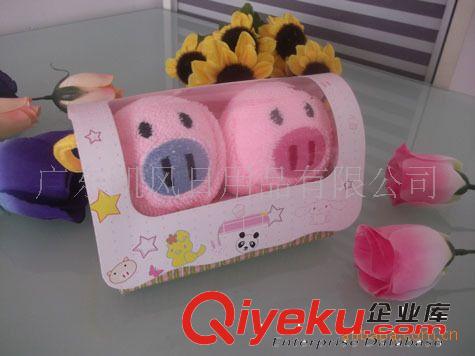 情侶豬動物造型蛋糕毛巾/新奇特創意生活日用品/婚慶節日禮品原始圖片2