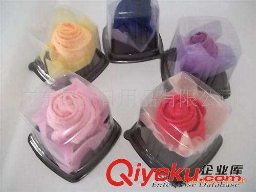 迷你盒裝玫瑰花 創意蛋糕毛巾 情人節禮品 圣誕禮品 新年禮物原始圖片2