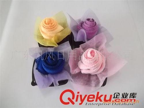 迷你盒裝玫瑰花 創意蛋糕毛巾 情人節禮品 圣誕禮品 新年禮物原始圖片3