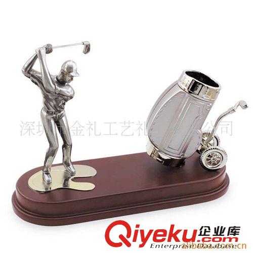 廠家供應、高爾夫紀念品、高爾夫擺件、高爾夫二件套、辦公擺件原始圖片3