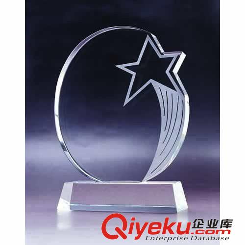 廠家直銷水晶工藝品禮品獎杯五角星gd獎杯公司慶典獎牌等定做原始圖片2
