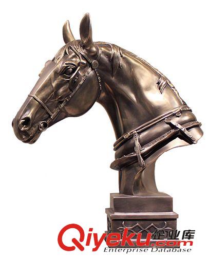 雅典娜家居 歐式裝飾品 歐式馬頭合金鐘表 軟裝家居飾品擺件 組合原始圖片3