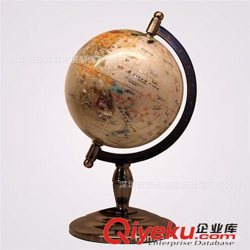 地球儀望遠鏡擺件 歐式裝飾品 高檔書房裝飾品擺設 樣板房采購原始圖片2