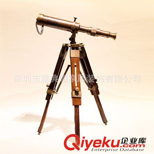 地球儀望遠鏡擺件 歐式裝飾品 高檔書房裝飾品擺設 樣板房采購原始圖片3