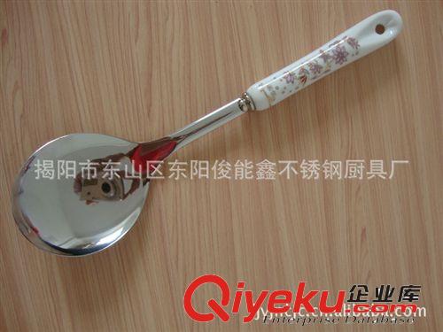 供應(yīng)gd陶瓷柄廚具，促銷禮品餐具 韓國(guó)餐具
