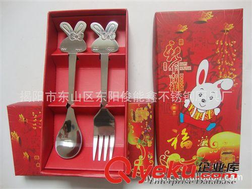 不銹鋼小勺子 卡通兒童餐具 寶寶吃飯勺子原始圖片3