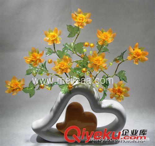 【廠家直銷】出口歐美{zss}流行的假花 現(xiàn)代家居的絕配搭檔原始圖片3