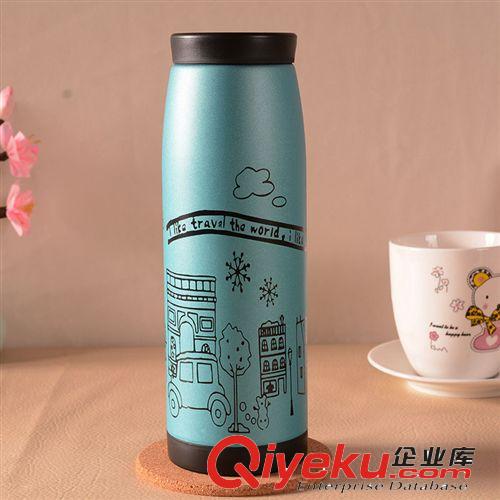 W2613 350ml 胖胖杯保溫杯 卡通創(chuàng)意商務(wù)辦公生活杯子 韓版爆款