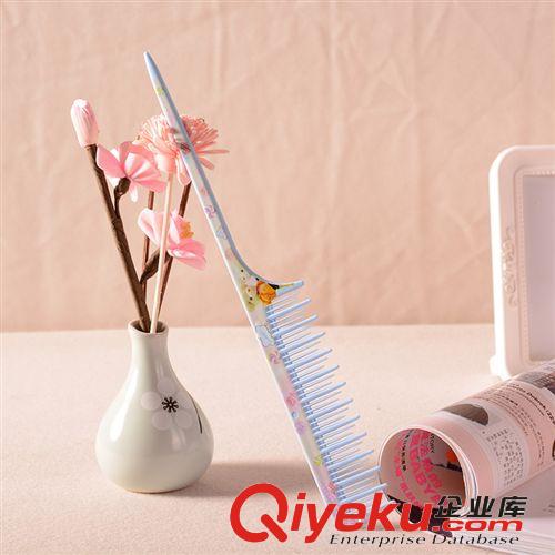 S2354 尖尾大小齒梳子，am保健 塑料防靜電梳子 盤發(fā)用品原始圖片3