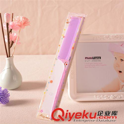 S2333 尖尾梳 彩色卡通可愛塑料耐熱梳子禮物直發梳細齒保健
