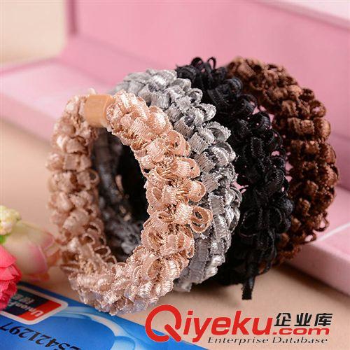 R1441 玉米花布藝皮筋 新款韓版發(fā)圈皮筋優(yōu)質(zhì)發(fā)繩 精美頭飾批發(fā)原始圖片2