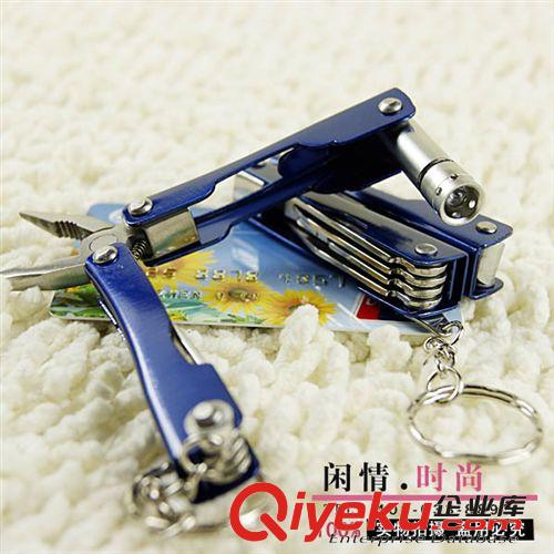 A2201 藍燈鉗多功能藍電筒多用鉗戶外野營工具禮品套裝十元店貨源原始圖片2