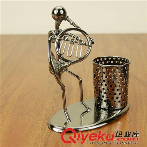 F1122 C71系列金屬鐵藝樂隊筆筒 個性時尚創意可愛送同學禮物品原始圖片3