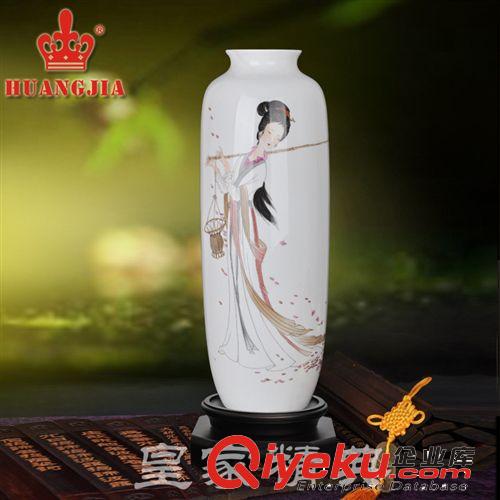 新品gd陶瓷藝術(shù)收藏品 創(chuàng)意時(shí)尚家居辦公擺件花瓶【山花俏】原始圖片3