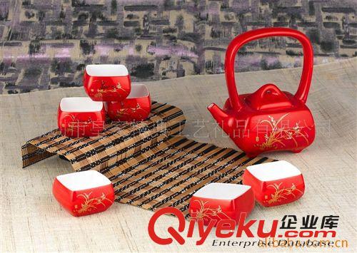 供應 gd陶瓷工藝精品商務禮品【天球商海騰達皇家黃瓷花瓶】