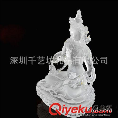 琉璃大廠生產(chǎn)gd宗教禮品金剛薩垛 古法琉璃佛像批發(fā) 藏菩薩定做原始圖片3