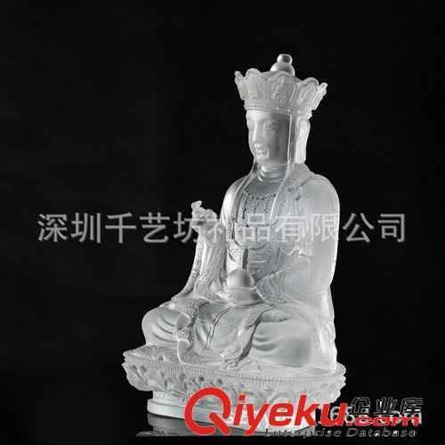 大愿地藏菩薩，地藏王菩薩，琉璃佛像，琉璃工藝品 宗教佛像批發(fā)原始圖片2