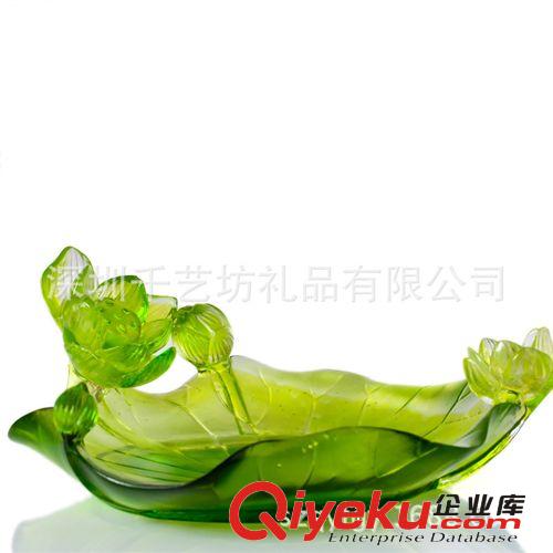 蓮花燈臺 雕刻蓮花 | 陶瓷蓮花 | 菩提蓮花 | gd古法琉璃批發原始圖片2