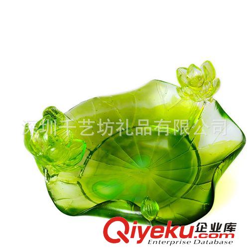 蓮花燈臺 雕刻蓮花 | 陶瓷蓮花 | 菩提蓮花 | gd古法琉璃批發原始圖片3
