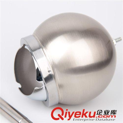 時(shí)尚創(chuàng)意個(gè)性不銹鋼煙缸辦公室居家煙缸 圓球伸縮式落地?zé)熁腋自紙D片3