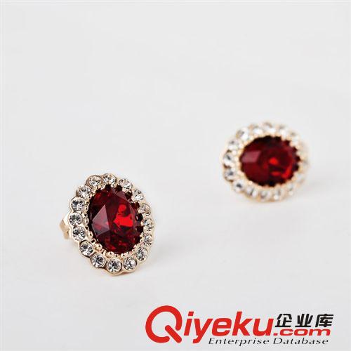 紅蘋果耳環(huán)123672  韓國 珍珠耳飾 波西米亞流蘇 合金鍍金飾品