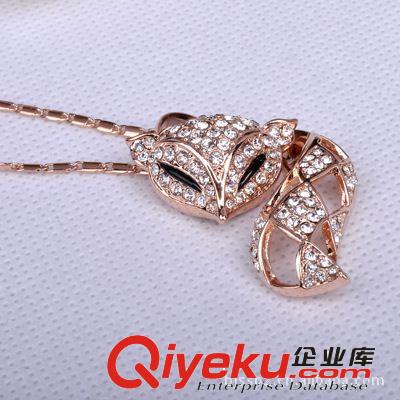 紅蘋果項鏈330897  淘寶熱賣狐貍項鏈 女短款 歐美時尚 個性百搭