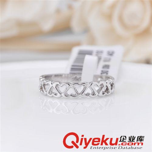 紅蘋果戒指111009  小簡愛 鍍金鏤空小桃心指環女情侶戒指