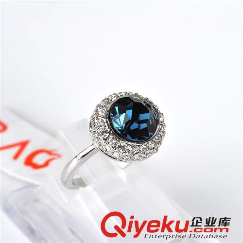 紅蘋果戒指311265 女韓版時尚糖果指環(huán) 奧地利進口水晶寶石戒指原始圖片2