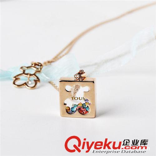 紅蘋果毛衣鏈340111 女長款項鏈 采用奧地利水晶元素玫瑰金項鏈原始圖片2