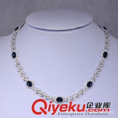 紅蘋(píng)果項(xiàng)鏈200764  新娘結(jié)婚禮服配飾 復(fù)古水晶頸鏈原始圖片3