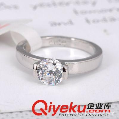 紅蘋果戒指311016   單顆鋯石 新娘結婚鉆戒 無名指戒指