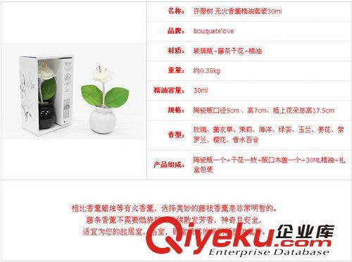 插花無(wú)火香熏,許愿樹(shù)香薰瓶,藤條自然揮發(fā)禮盒套裝,自家研發(fā)生產(chǎn)原始圖片3