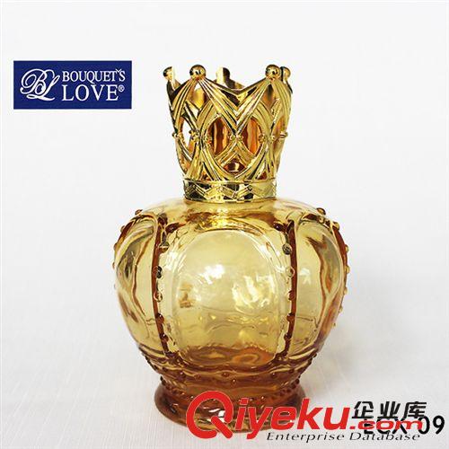 臺灣進口 花之戀 玻璃 香薰燈點火香熏精油 無火香薰瓶催化香熏瓶原始圖片2