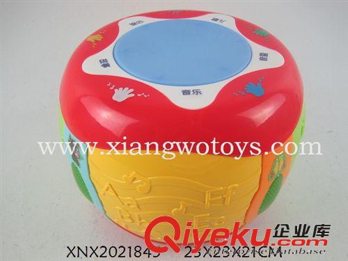 廠家批發(fā) 大號(hào)幼教動(dòng)感拍拍鼓 南瓜拍鼓故事音樂兒歌 益智玩具原始圖片2
