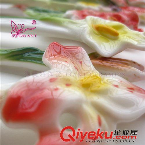 工藝精品 品味人生 德蘭特浮雕琺瑯彩陶瓷 創意咖啡勺（單）原始圖片2