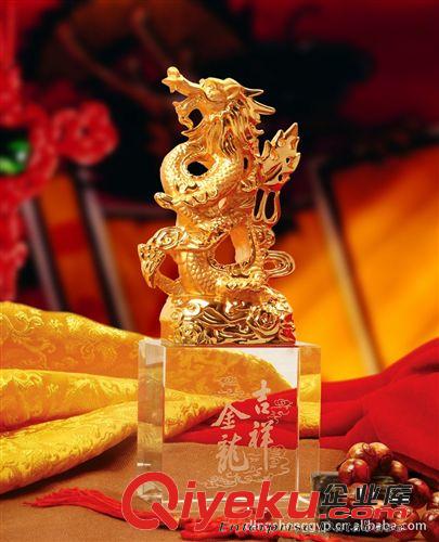金屬筆筒 金屬紀念品 辦公擺飾 吉祥金龍筆筒 辦公文具原始圖片2