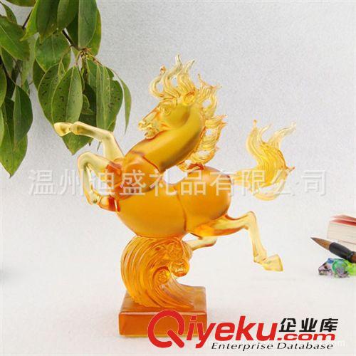 供應(yīng)古法脫蠟琉璃工藝品 燒制琉璃禮品 慶典會議紀(jì)念品 騰飛