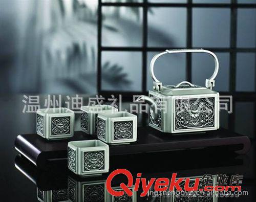 金屬茶具 純錫茶具 慶典會議紀(jì)念品 步步高升茶具套件（大）原始圖片2