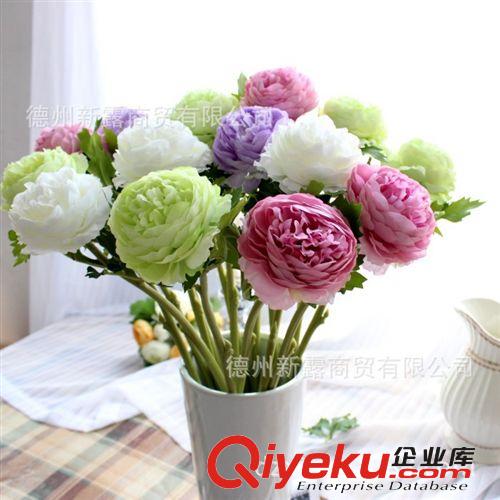 全色到貨gd仿真花絹花 歐式外貿 3頭意大利古典茶玫 古典乳白