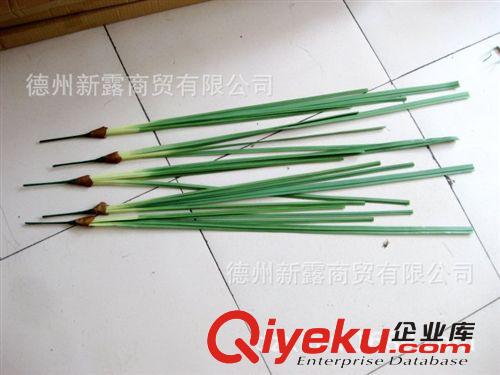 新露 gd仿真花批發 插花配葉 扁水蔥 綠色植物 塑料葉子現貨原始圖片3