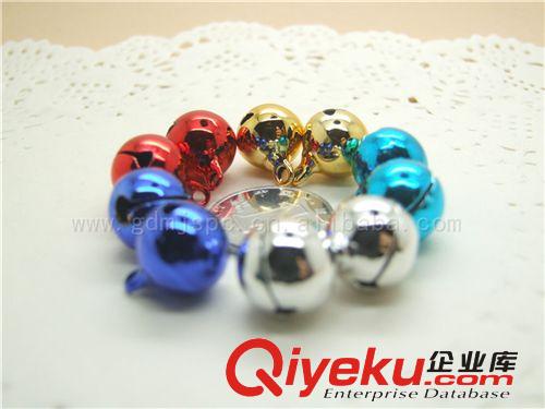 12mm藍色、銀色、紅色、金色等多彩一字環保水滴銅鈴鐺【環保】