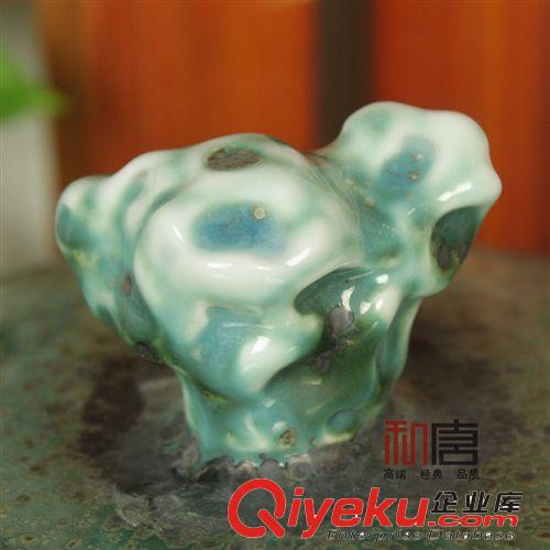 和唐家居 新中式家居裝飾品 陶瓷擺件 客廳陶瓷配飾品 墨藍罐系列原始圖片3