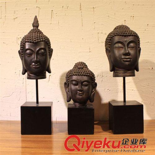 和唐家居 新中式古典人物造型飾品擺設(shè) tr樹脂工藝品 佛像擺件原始圖片2