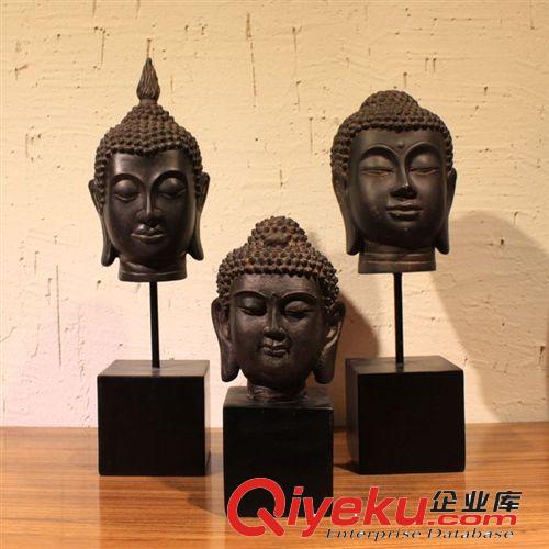 和唐家居 新中式古典人物造型飾品擺設(shè) tr樹脂工藝品 佛像擺件原始圖片3