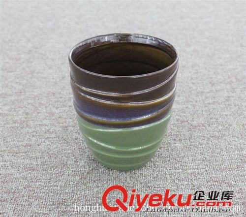 供應(yīng)手工創(chuàng)意陶瓷工藝品花盆 廠家批發(fā)白色小水壺陶瓷工藝品花盆