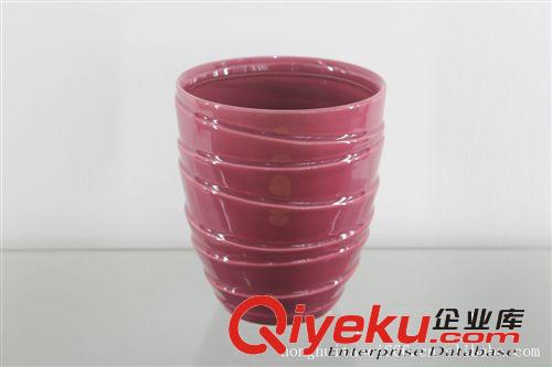 【陶瓷花盆】供應多色色釉陶瓷花盆 廠家批發創意陶瓷花盆BH11132原始圖片3