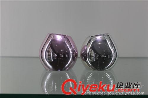 陶瓷電鍍花瓶、簡約型陶瓷電鍍花瓶、家居擺設陶瓷工藝品原始圖片3