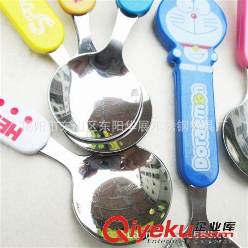 華展爆銷卡通嬰兒勺子 創(chuàng)意勺子 卡通 不銹鋼卡通勺子原始圖片2