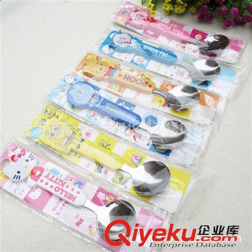 華展爆銷卡通嬰兒勺子 創(chuàng)意勺子 卡通 不銹鋼卡通勺子原始圖片3