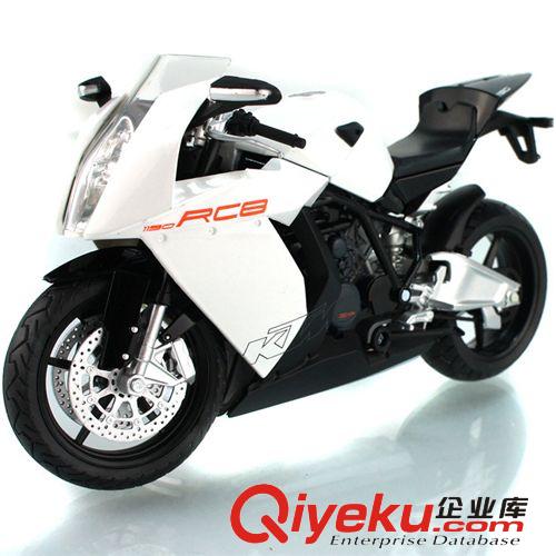 俊基zp 1:12【KTM RC8 超級(jí)摩托車(chē)】摩托車(chē)模型合金玩具 6006